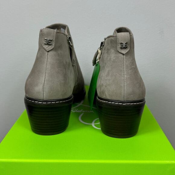 New Sam Edelman Pryce Ankle Bootie in Putty Suede Women's Size 10 - Picture 6 of 10